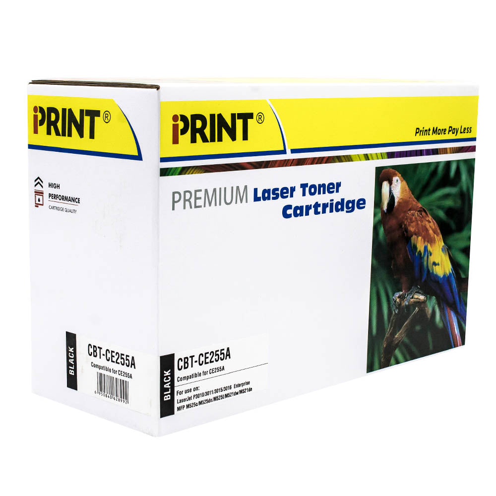 IPRINT CE255A Compatible for HP 55A Black - OfficeOne  Distribution  Limited