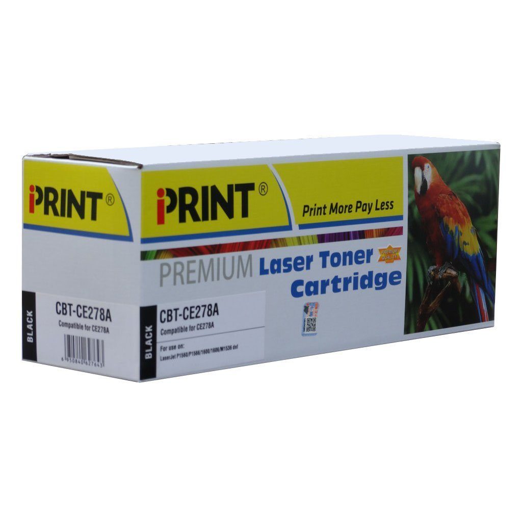 IPRINT CBT-CE278A Compatible Black Toner Cartridge for HP TONER CE278A 